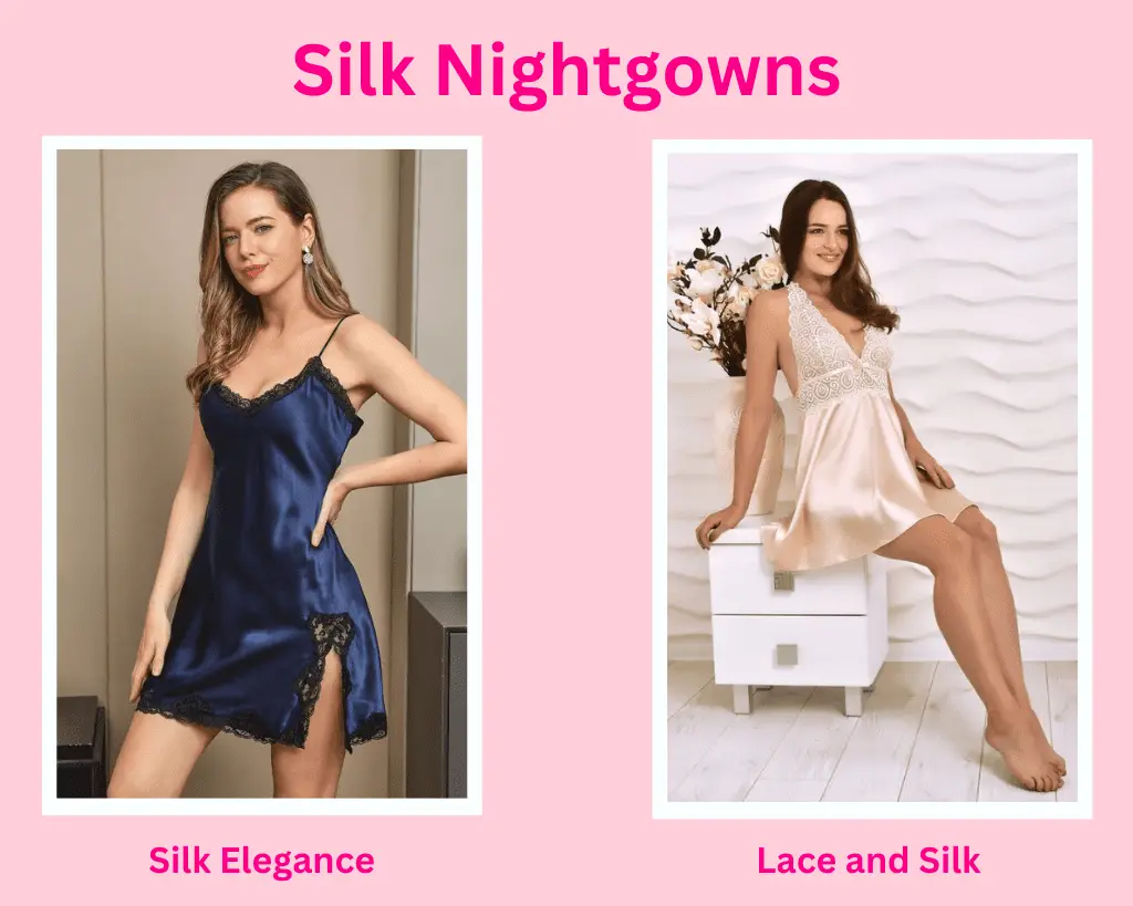 silk nightgown